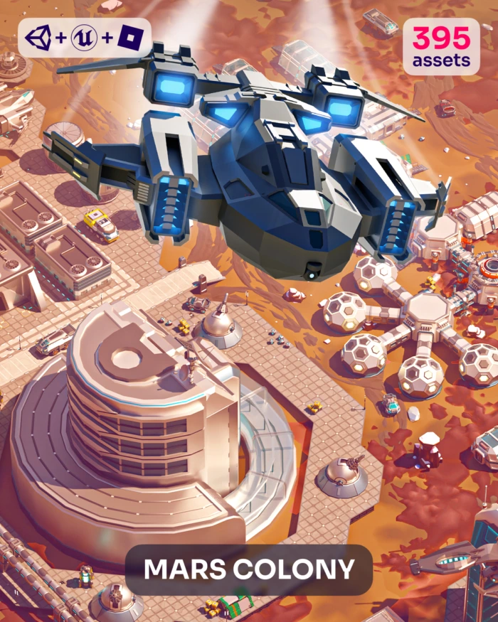 Mars Colony Asset Pack Preview Image