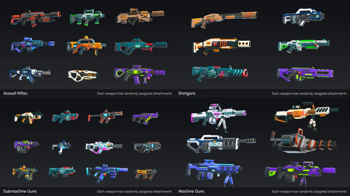 Assault rifles, shotguns, and machine guns from August 2026 news
